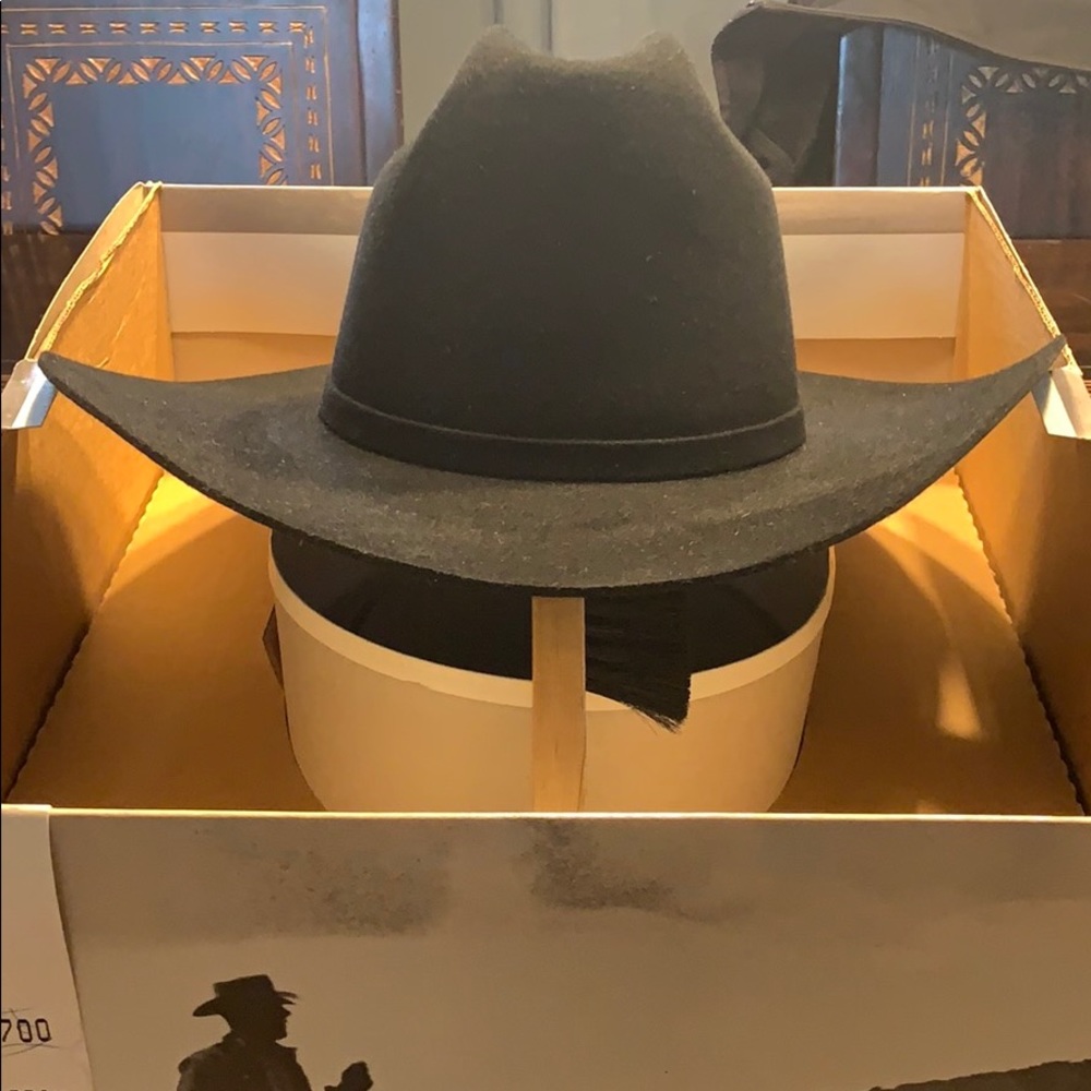 Stetson hat. 4 inch brim. Size 7 1/4.